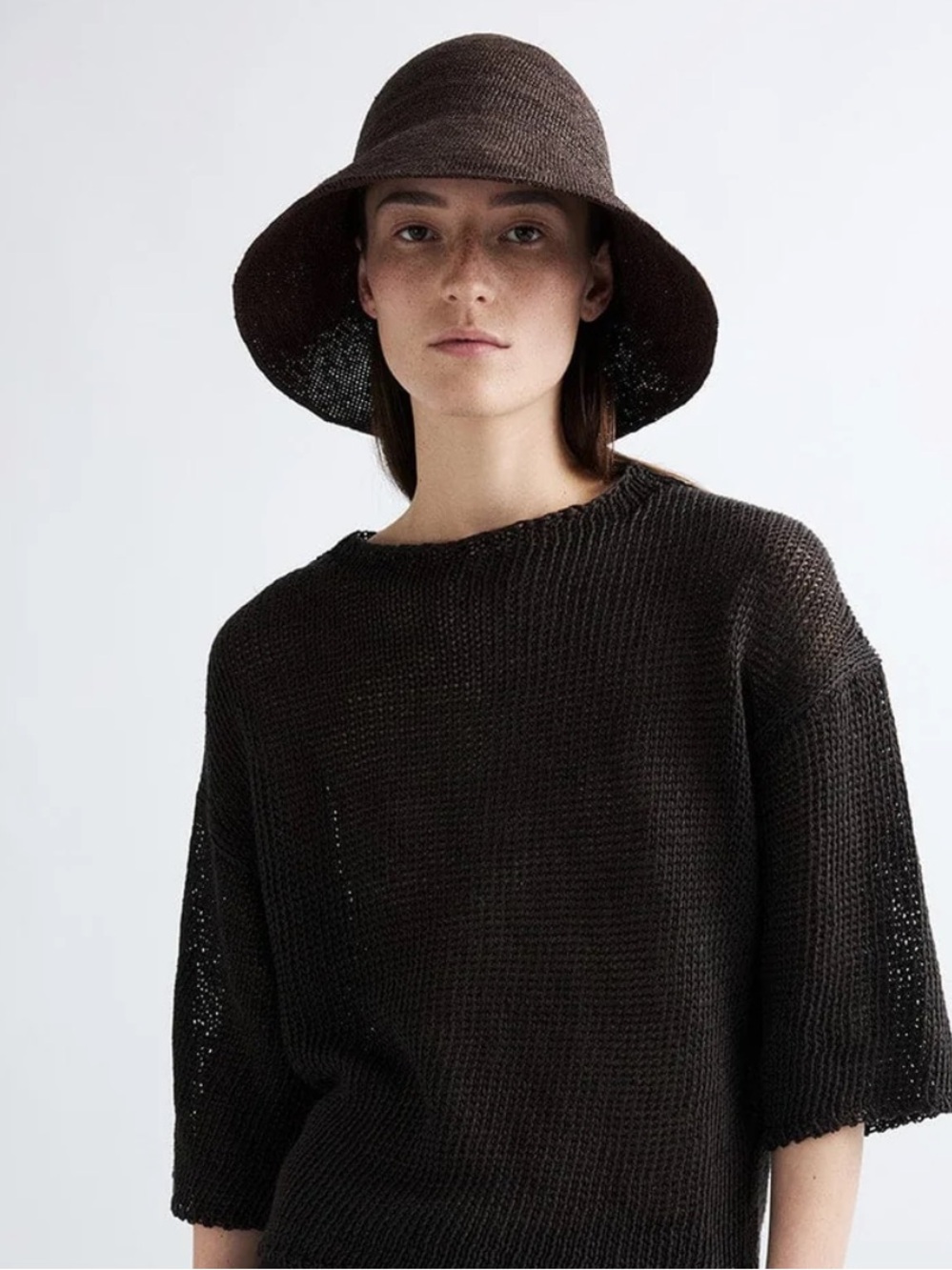 Janessa Leone Tegan raffia hat